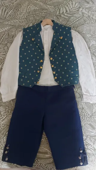 Conjunto Fallero Niño Azul Talla 9-10