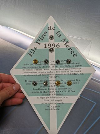 coleccionismo, pins, ELS PINS DE LA MERCE - BARCELONA - COLECCION 10 PINS