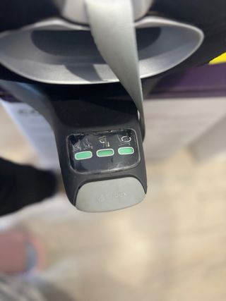 Silla coche Cybex+base giratoria+funda