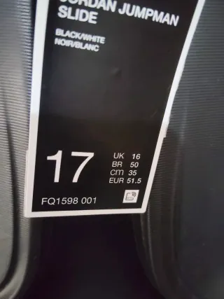 Chanclas Jordan Jumpman Talla 51.5