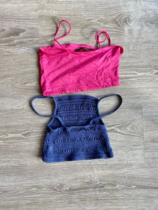 Conjunto 4 Tops para adolescente.  Bershka