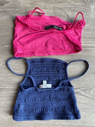 Conjunto 4 Tops para adolescente.  Bershka