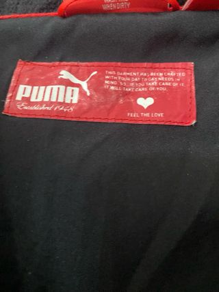 Piumino Puma nero donna/ragazza