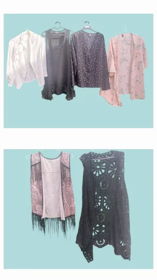 Lote Ropa Mujer + Perchero de Pie