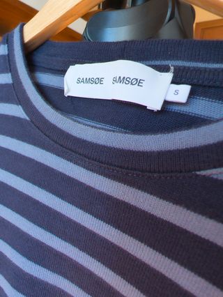 Maglioncino Samsøe Samsøe a righe blu/grigio Tagli