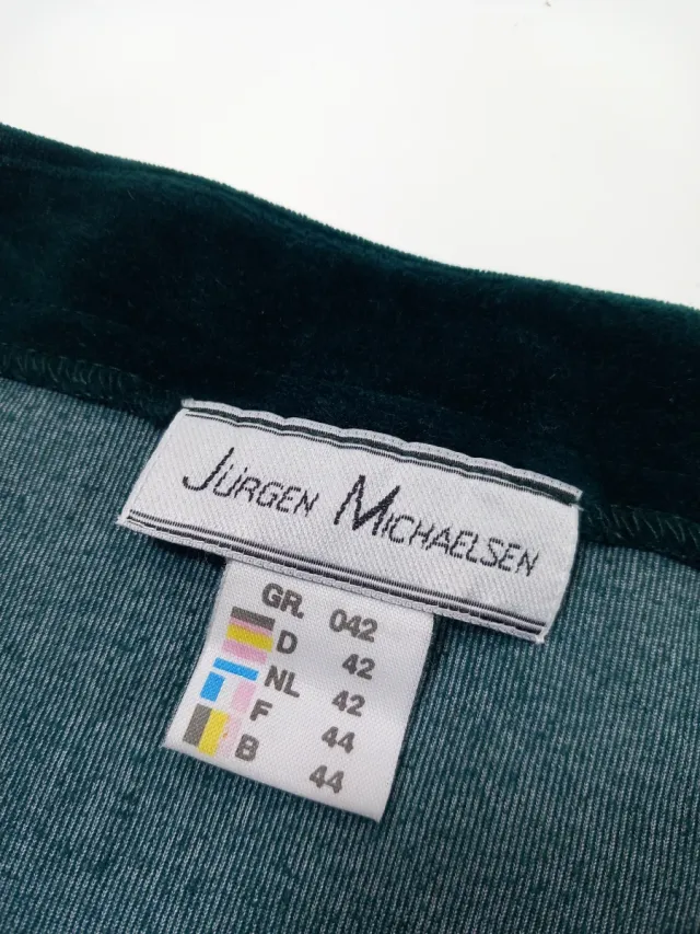 Vestido Vintage JURGEN MICHAELSEN Verde Talla 42