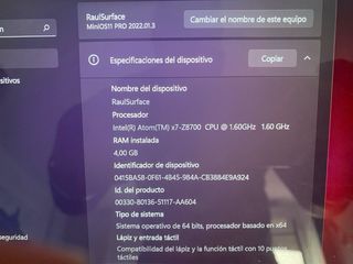 Microsoft Surface 3 Roja