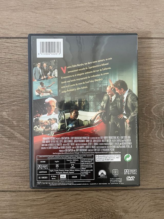 DVD Superdetective en Hollywood 1, 2 y 3