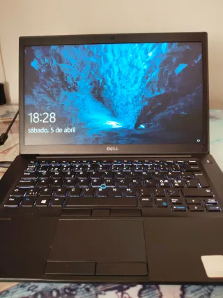 Portátil Dell Latitude 7480 Negro/Plateado