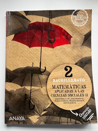 Matemáticas aplicadas a las Ciencias Sociales II.