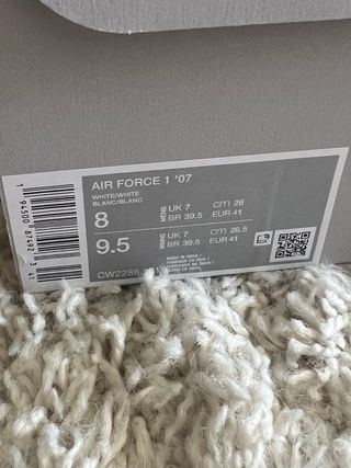 Nike Air Force 1 Blancas Talla 42