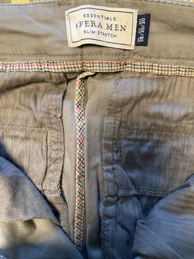 Pantalón chino Sfera verde oliva