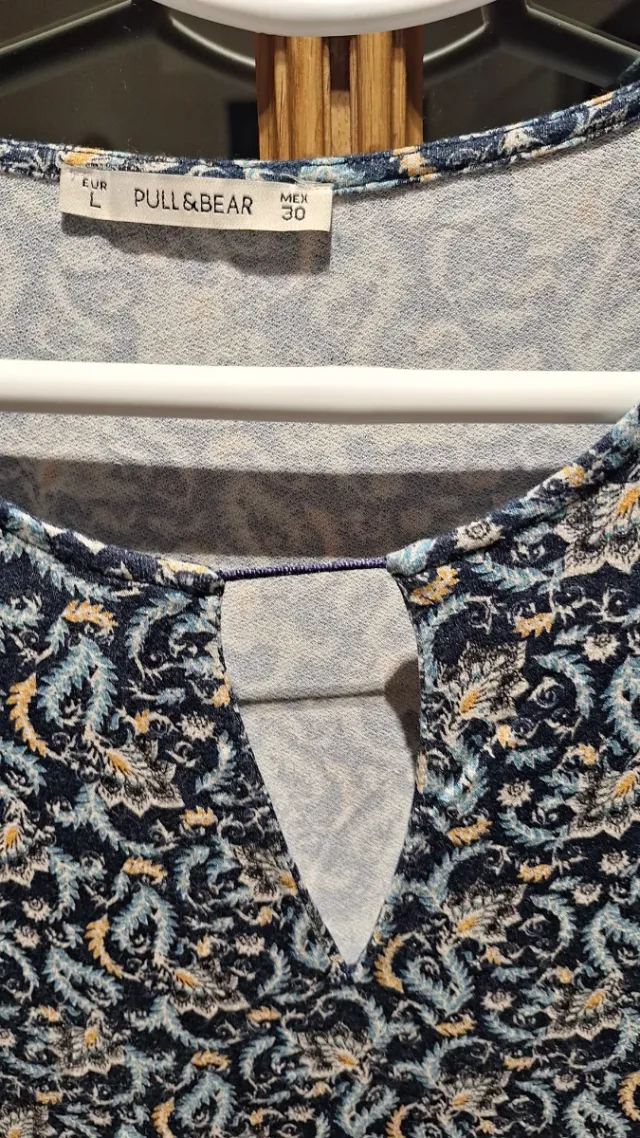 Vestido Pull&Bear estampado floral talla M