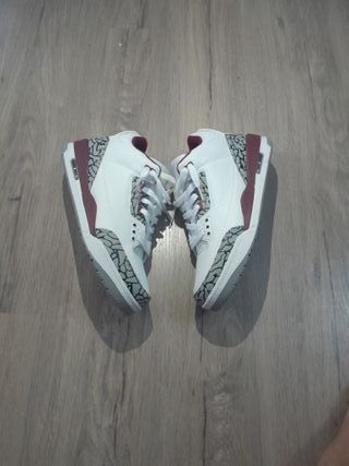 Jordan 3 Blanco Rojo