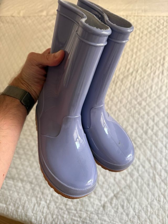 Botas de agua color lila 30/31