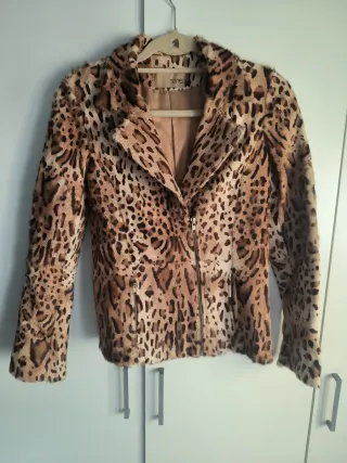 Chaqueta Piel Leopardo Toypes