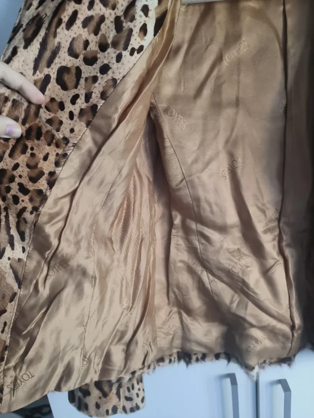 Chaqueta Piel Leopardo Toypes