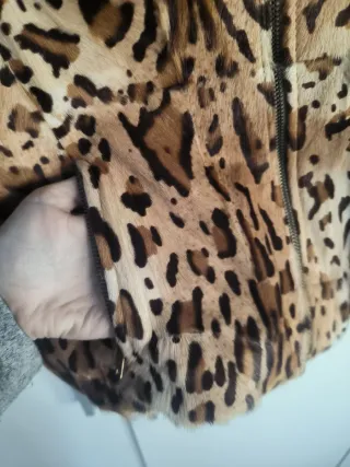 Chaqueta Piel Leopardo Toypes