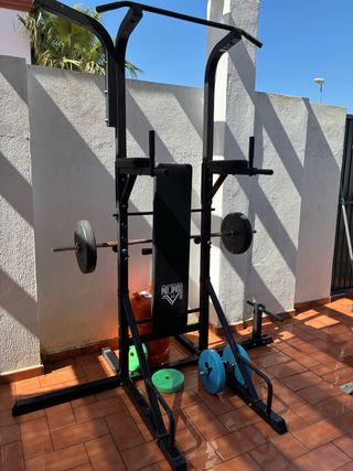 Multiestación HOMCOM Jaula entreno