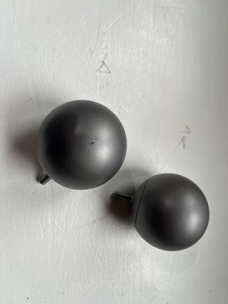 Barra de cortina RÄCKA negra 120-210 cm