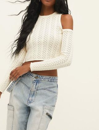 Jersey  con hombros descubiertos