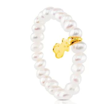 Anillo Tous Perlas Oro 18k