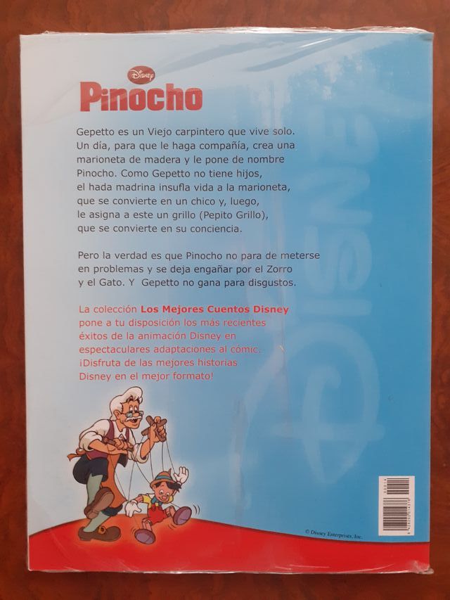 Cuento Disney Pinocho