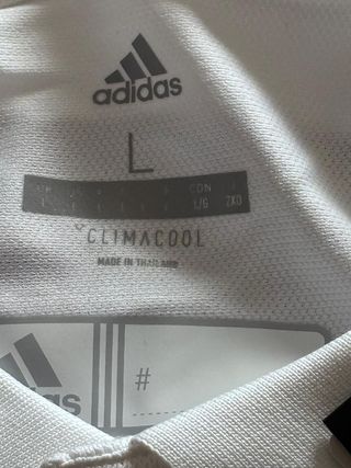 Polo Adidas Bianco Uomo Taglia L