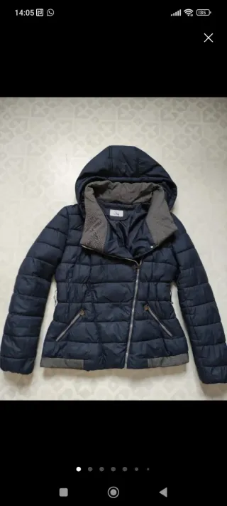 Chaqueta acolchada azul Fly Talla L