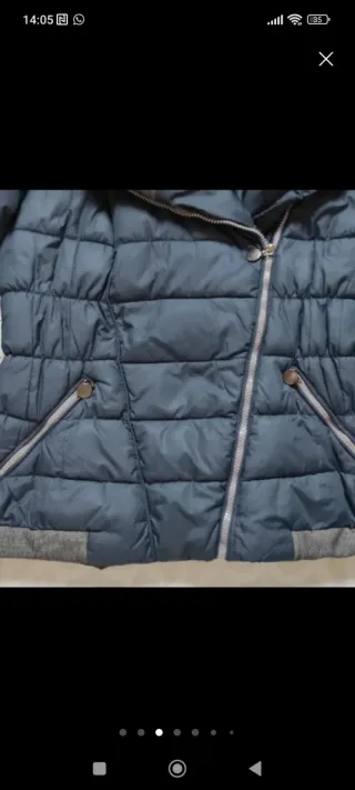 Chaqueta acolchada azul Fly Talla L