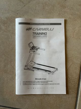 Tapis Roulant Carnielli Training