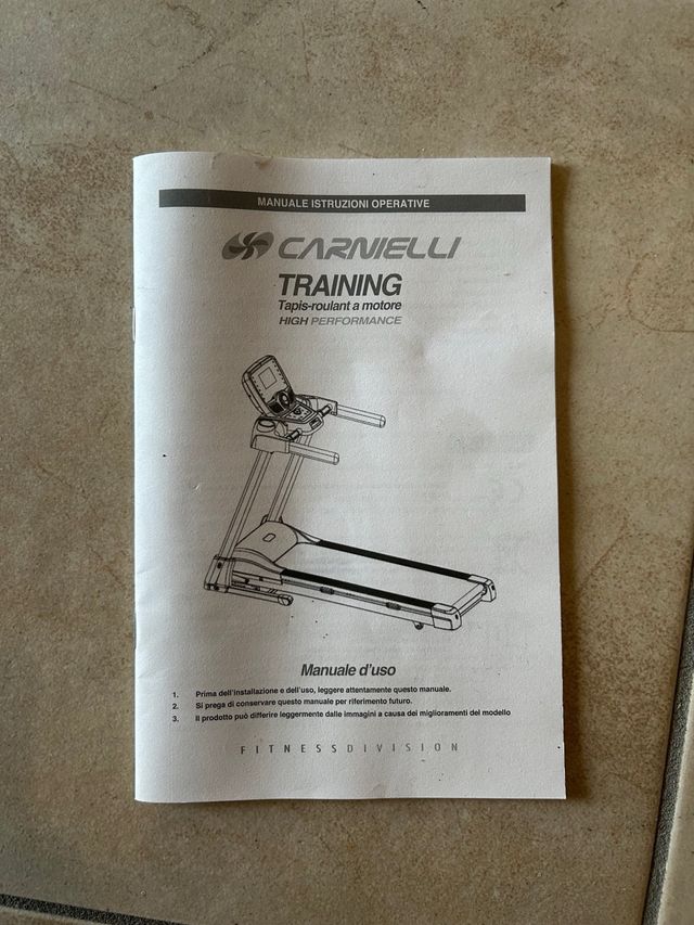 Tapis Roulant Carnielli Training