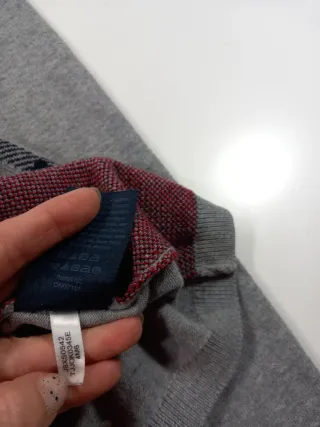 Jersey Tommy Hilfiger Gris Talla S