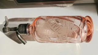 Pequeño Sifón Francés 1/2L Rosado. CAVAILLON.
