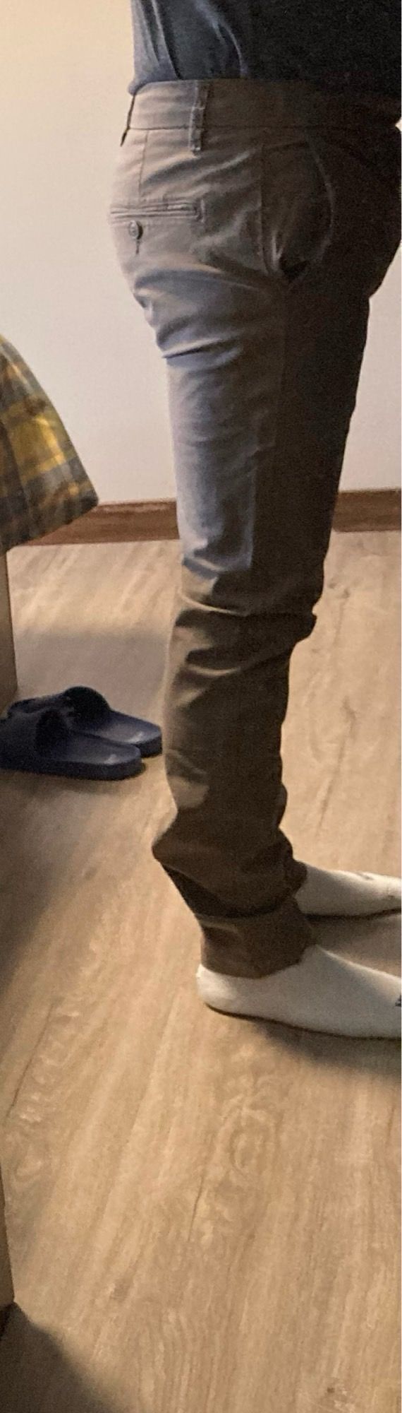 Pantalón chino Sfera Marrón/Gris Talla M