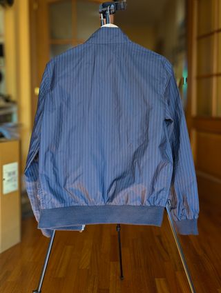 Giubbotto Conbipel Blu Gessato Taglia S