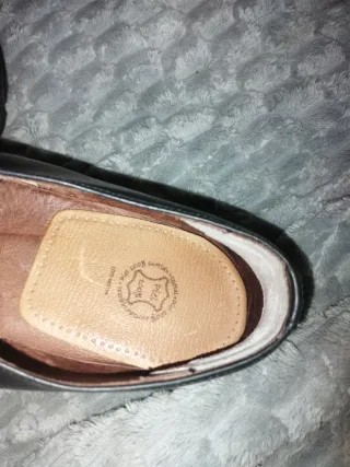 Zapatos de piel negros hombre T44