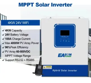 Inversor Solar Híbrido 4KW 24V WiFi. NUEVO