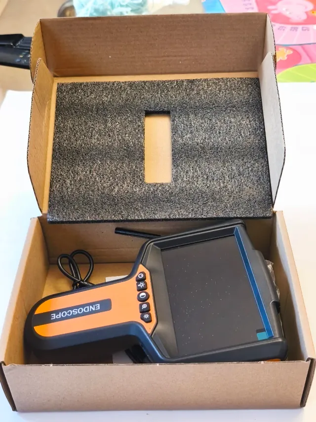 Telecamera endoscopica con schermo, 5 metri di cavo