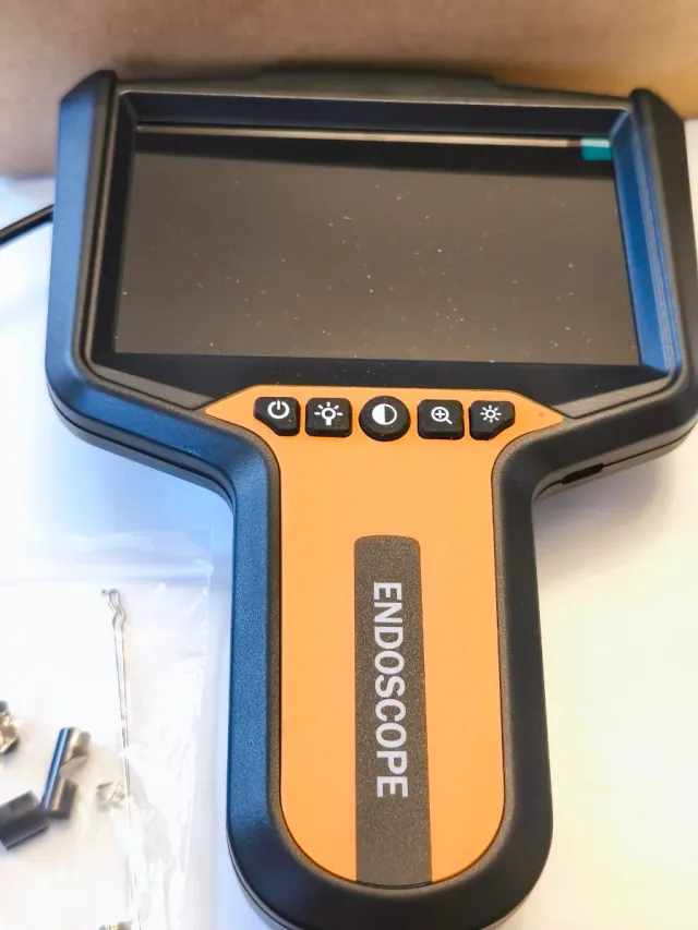 Telecamera endoscopica con schermo, 5 metri di cavo