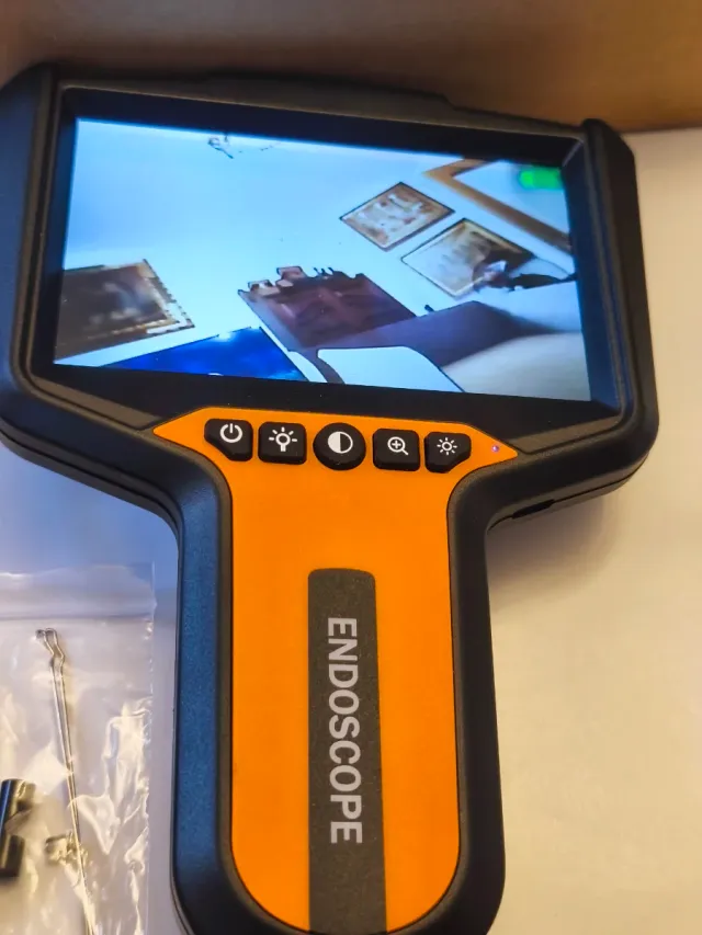 Telecamera endoscopica con schermo, 5 metri di cavo