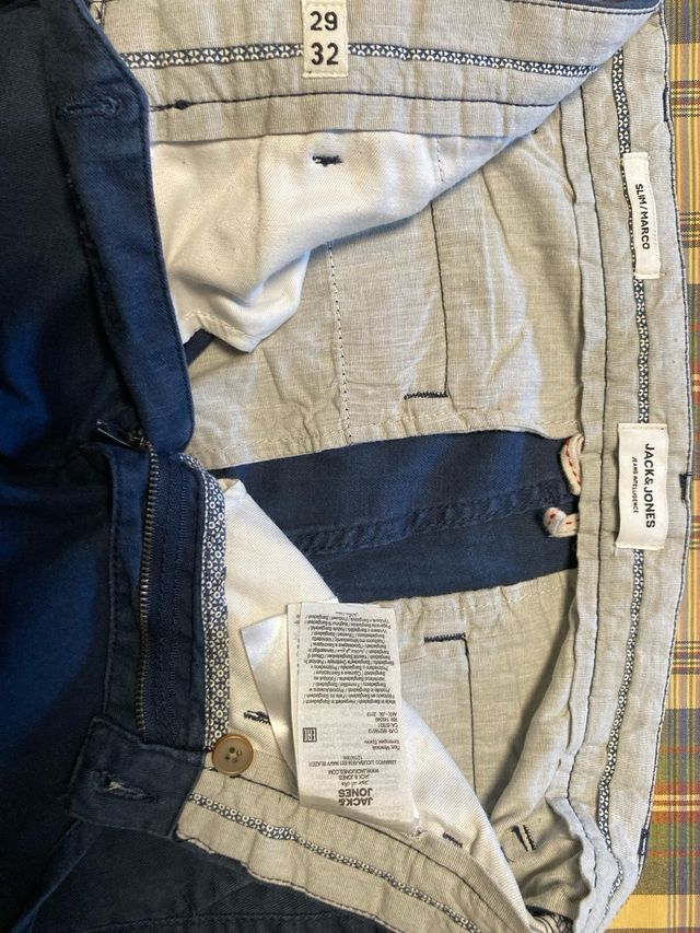Pantalón chino Jack&Jones azul