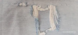 Jeans hombre rotos desgastados