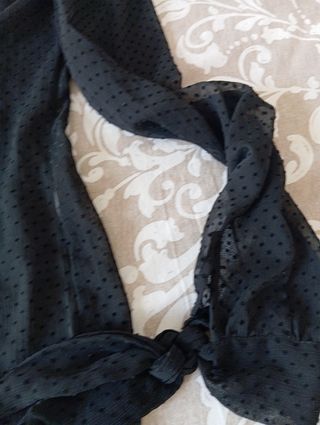 Blusa Stradivarius Negra Talla S