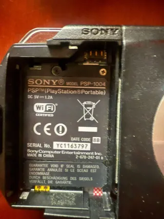 PSP Sony Negra Original