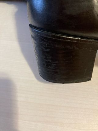 Botas Altas de Piel Negras