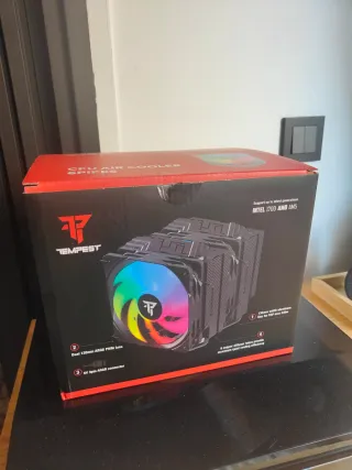 Tempest Cooler 6Pipes Negro A-RGB Ventilador CPU