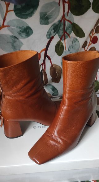Botines piel marrón T39 EseOese
