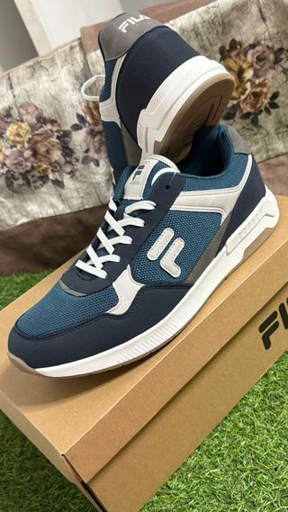 Zapatillas Fila Talla 44 Azul y Blanco