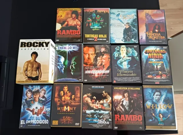 Lote Películas DVD Acción Aventura Fantasía